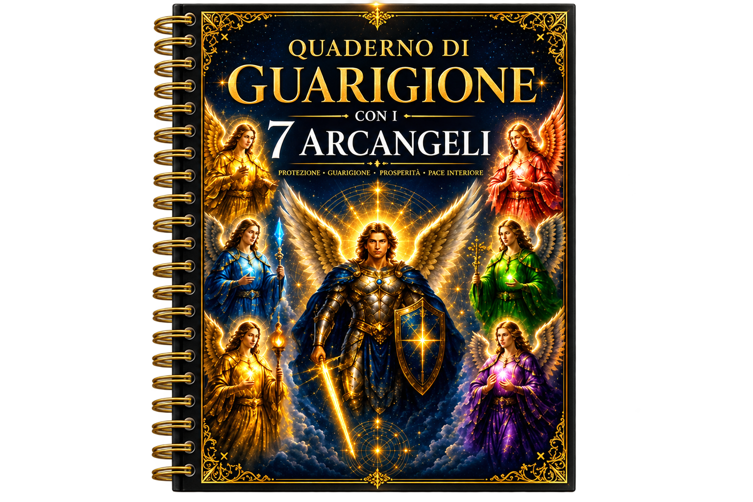 ✨ Quaderno di Guarigione con i 7 Arcangeli(+BONUS)